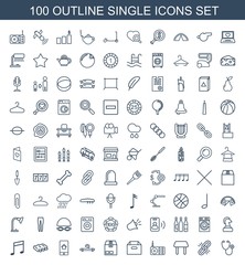 100 single icons