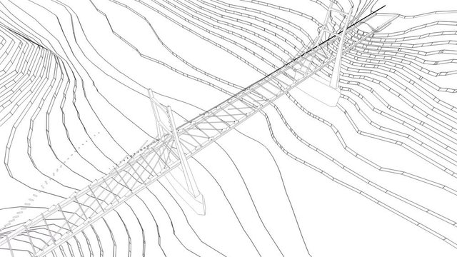 Building a wireframe bridge