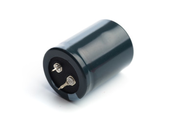 Capacitor isolated on white background