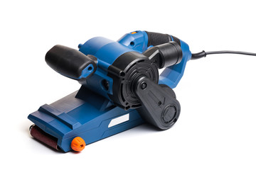 strip sander tool  isolated on white background