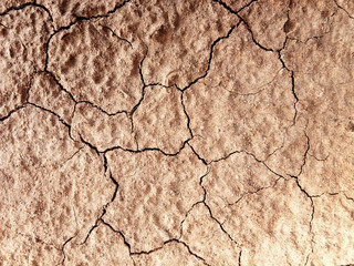 The ground has cracks in the top view for the background