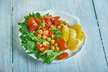 Chickpea Pancetta Salad