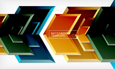 Techno arrow background, template design