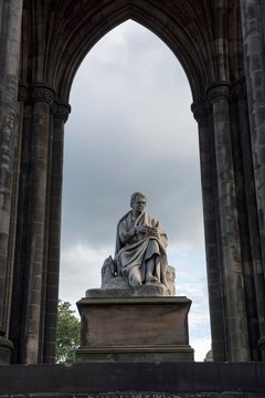 Monument To Poet And Writer Sir Walter Scott, Scott Monument, Princes Street Gardens, Edinburgh, Scotland, United Kingdom, Europe