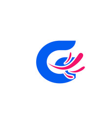 Fototapeta premium Letter G logo. Creative concept icon