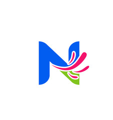 Letter n logo icon