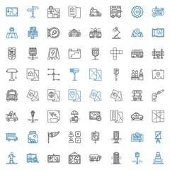 street icons set