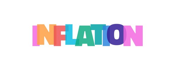 Inflation word concept