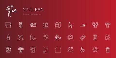 clean icons set