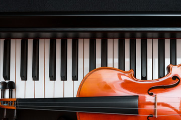 violin and piano. classical music.