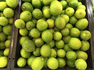 Lime sold at the vegetable shop