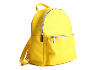  fashionable yellow backpack