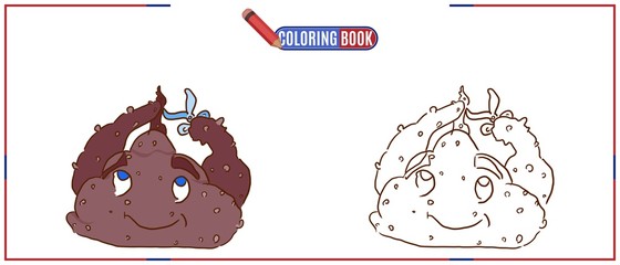 coloring picture with monster hairdresser