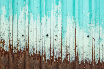 Rusted sheet of metal and grunge texture. Corrosion and oxidized background. 