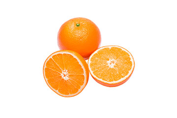 Orange. Isolated on White Background without Shadow.