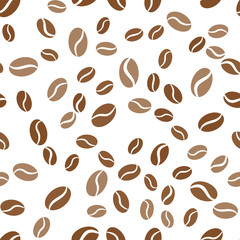 Obraz premium Coffee seamless vector pattern for Cup mug, restaurant or cafe menu design