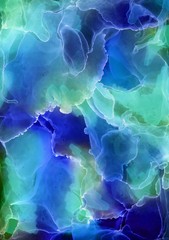 Alcohol ink painting.