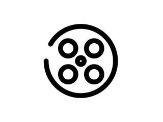 film outline vector icon
