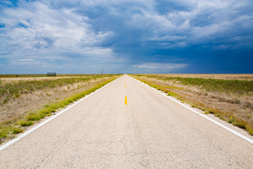 Route 125 in Lea County, New Mexico, USA