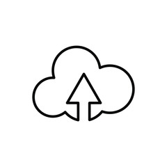 Upload from cloud icon