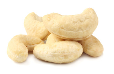 Fototapeta na wymiar cashew isolated on white background. Nuts on white background.