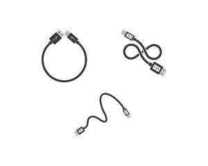 usb icon vector illustration