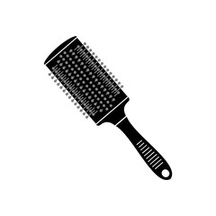 Hairbrush icon. Vector illustration