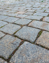 Basalt Straßenpflaster