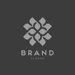 Universal creative premium symbol. Elegant ornament logo icon. Universal ornament design