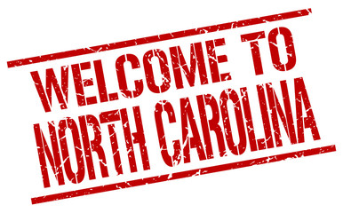 welcome to North Carolina stamp