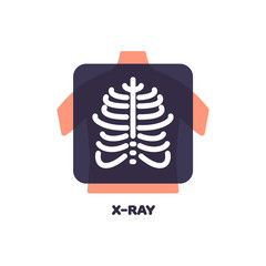 X-ray body icon illustration