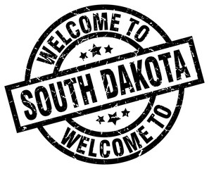 welcome to South Dakota black stamp