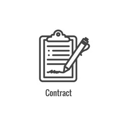New Business Process Icon | Contract Signing phase