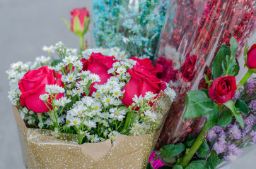 Fototapeta na wymiar Flowers of love are valuable