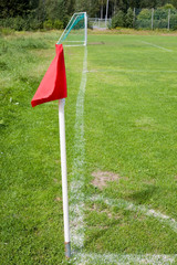 Obraz premium soccer corner