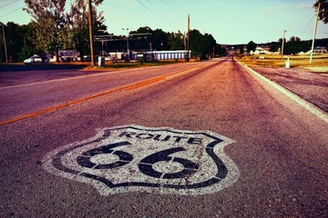 Obraz premium Autostrada Route 66 w USA.