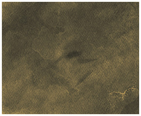 Martini Olive watercolor paper background. Abstract painted illustration. Splash and blots for text or design.