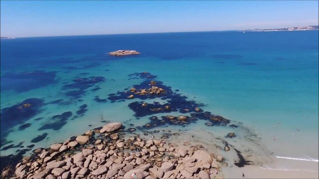 Lanzada beach of Galicia