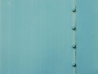 blue paint metal with nut texture background