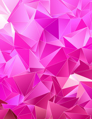 Obraz premium Abstract Low-Poly background. triangulated texture. Design 3d. Polygonal geometrical pattern. Triangular modern style