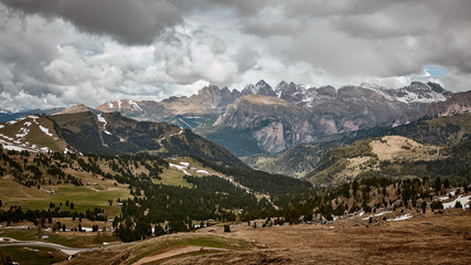 Fototapeta na wymiar Bergansicht der europäischen Alpen