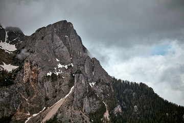 Berg Portrait in den europäischen Alpen.