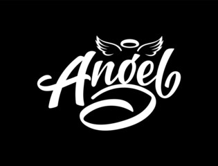 Vector lettering illustration of 