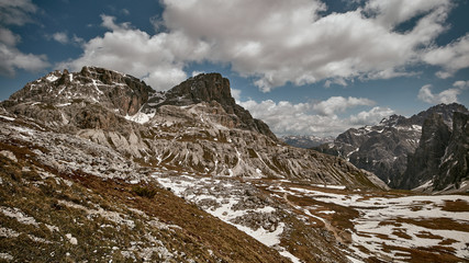 Eindrucksvoller Bergblick in den Dolomiten.