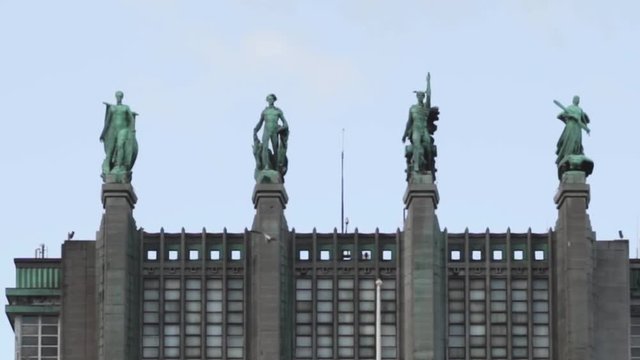 Brussels, Belgium, Graffiti, Mural, Metro, Bus, Statues, and Squares in slow motion