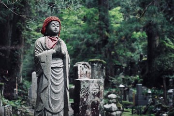 Fototapeta na wymiar Japan statue buddha koyasan