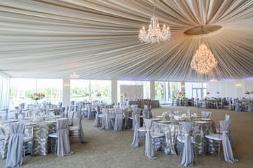 Luxury restaurant settings for special events