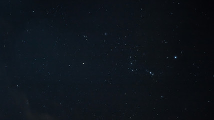 Obraz na płótnie Canvas Geminid meteor shower 2018