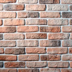 old red brick wall background