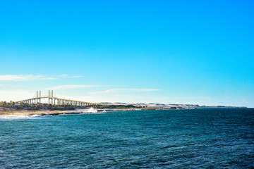 Newton Navarro Bridge, Redinha Beach, Natal, Brazil, panoramic view, tourism in Brazil, Brazilian...